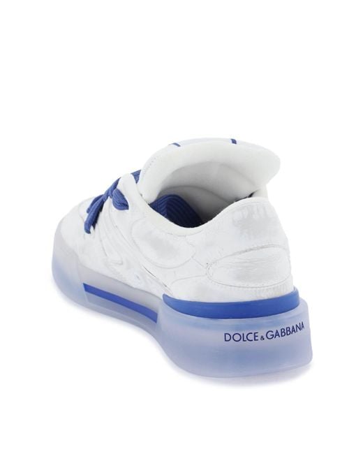 Dolce y gabbana nuevas zapatillas de zapatillas Dolce & Gabbana de hombre de color White