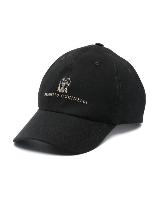 Brunello Cucinelli Baseballkappe in Kleidungs in Black für Herren