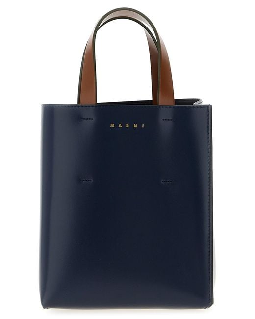 Marni 'museo' Mini Handtas in het Blue