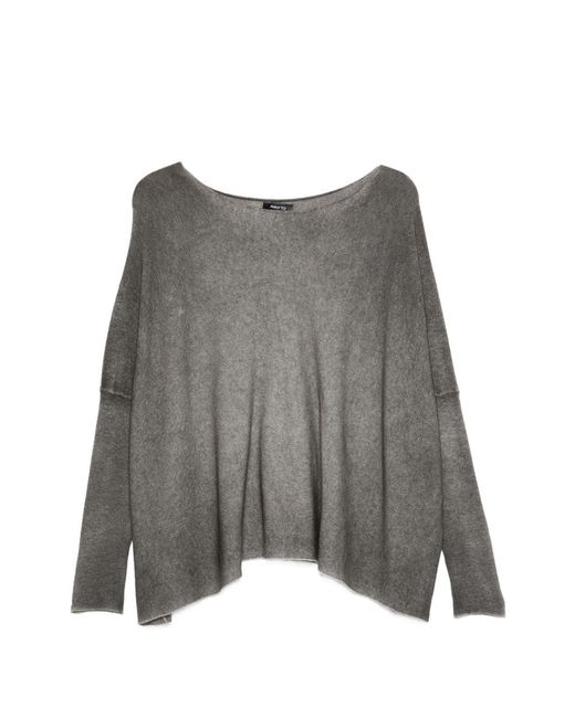 Avant Toi Gray Cahsmere Oversized Sweater