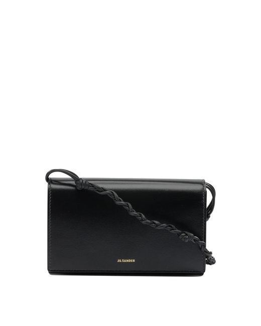 Jil Sander Portemonnees "tangle" in het Black