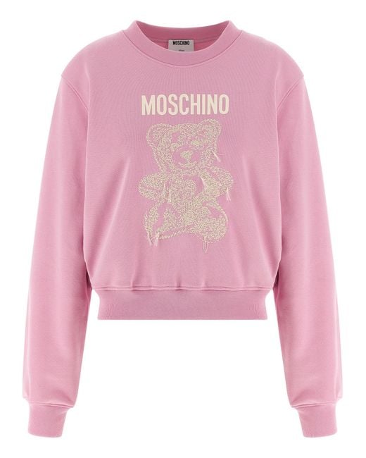 バービー トレーナー MOSCHINO Moschino Teddy Bear cotton sweatshirt | Moschino