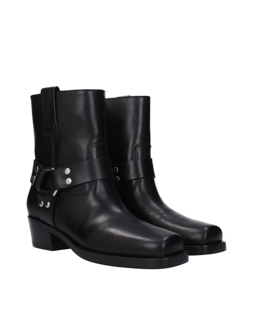 Sam Edelman Stivaletti Saige Donna - Pelle Nera, Tacco 7 Cm Con Dettaglio Architettonico - Taglia 38.5 EU