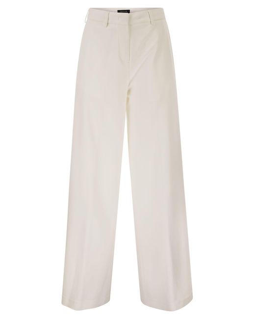 Fabiana Filippi White Milano Knit Trousers