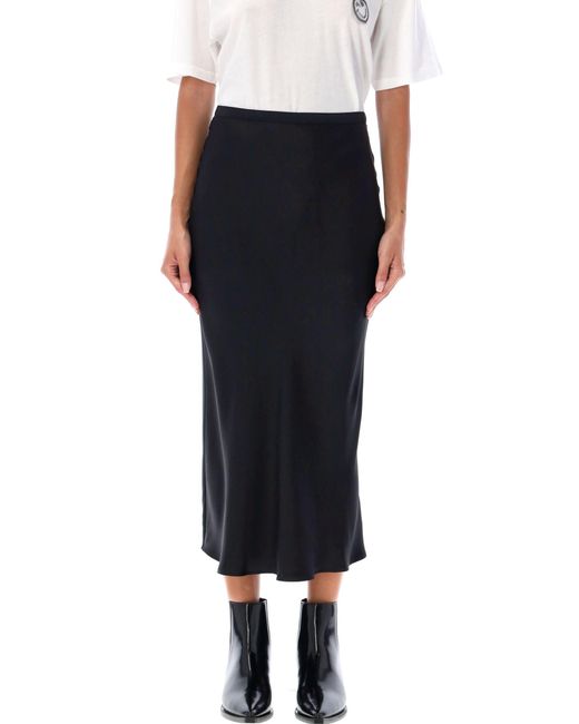Anine Bing Black Bar Skirt