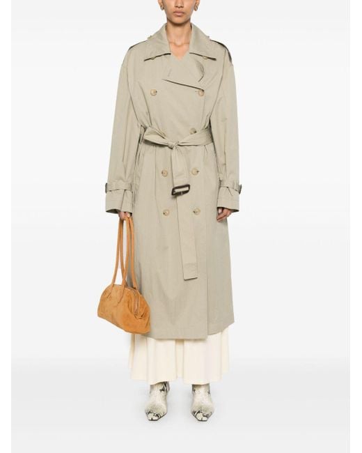 Totême  Natural Cotton Blend Trench Coat