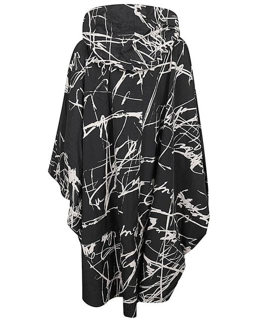 Moyuru Black Printed Blouson Jacket