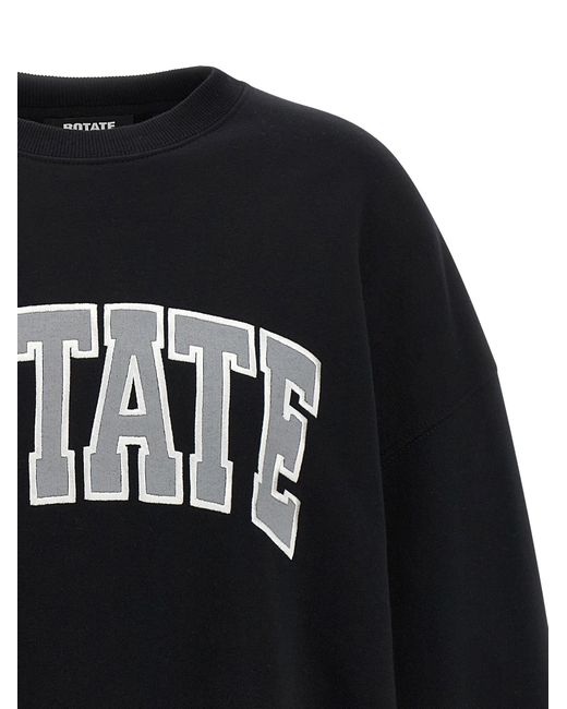 ROTATE BIRGER CHRISTENSEN Roteer Birger Christensen 'heavy Sweat' Sweatshirt in het Black