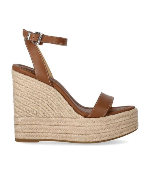 Michael Kors Natural Leighton Light Wedge Sandal