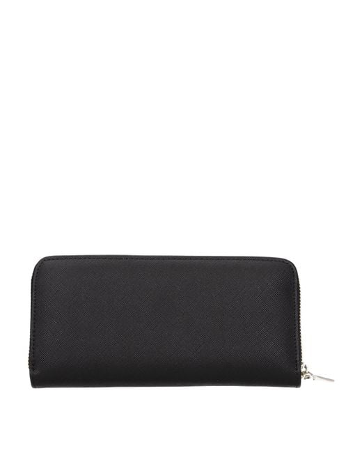 Just Cavalli Black Portafogli Donna Poliestere Nero
