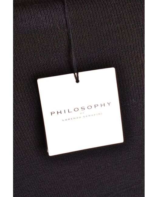 Philosophy Black Pullover Schwarz