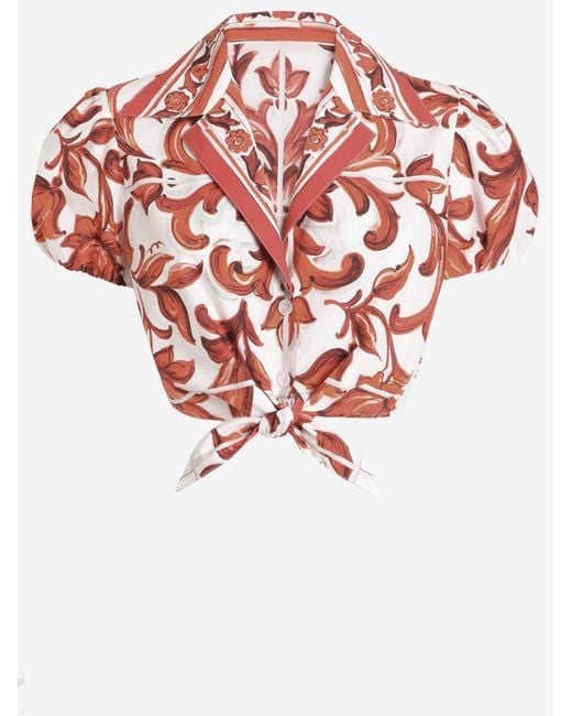 Dolce & Gabbana Orange Shirt