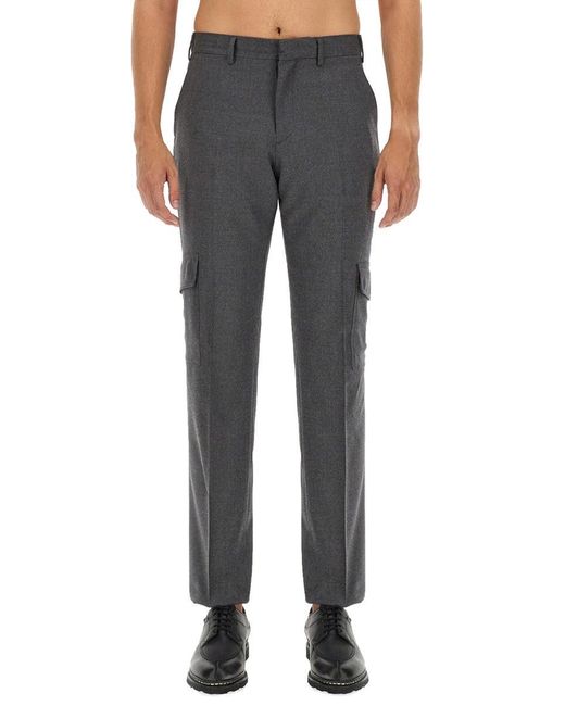 Lardini Gray Wool Pants for men