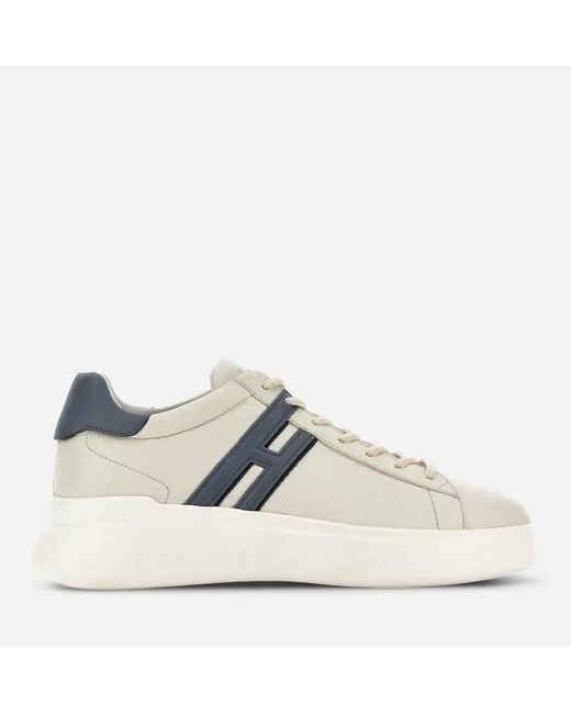 Hogan White Chunky Sneakers, Light,Off for men