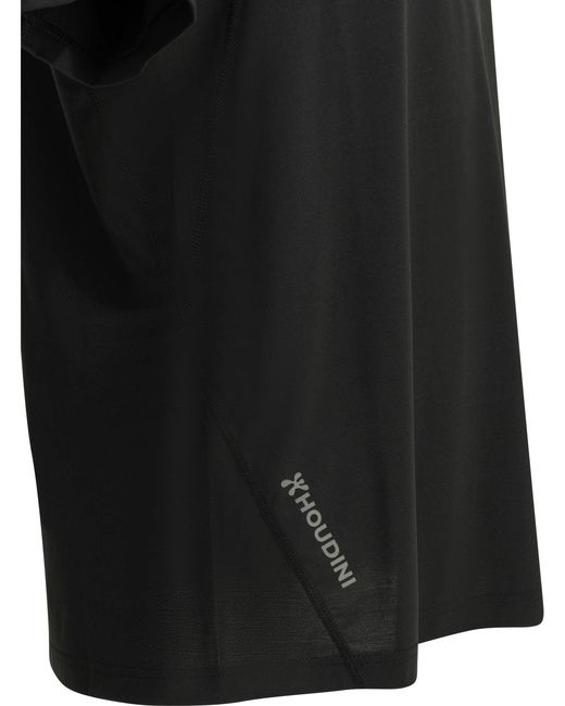 Houdini Sportswear Black "Pace Air Message" Crewneck T Shirt