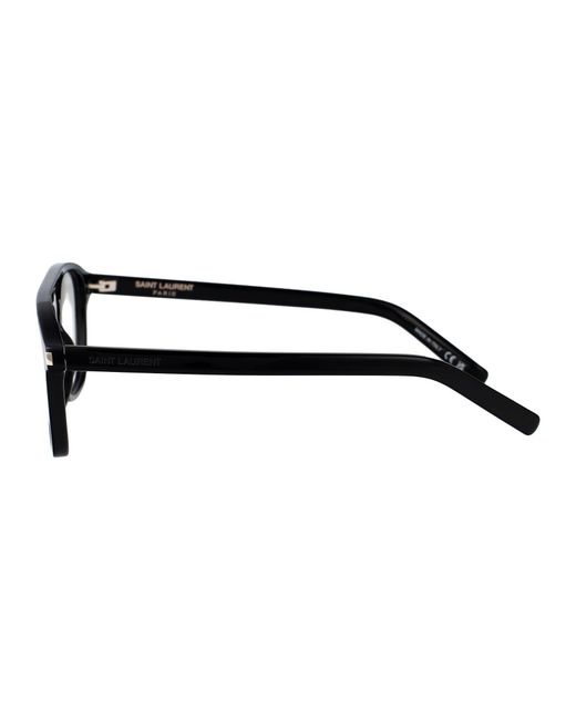 Saint Laurent Black Aviator Optical Sl 157 010 for men