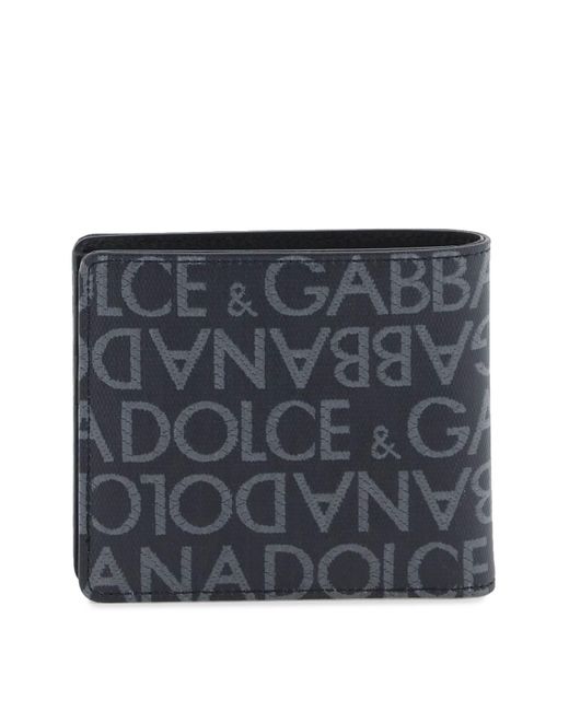Jacquard Logo portefeuille Dolce & Gabbana pour homme en coloris Gray