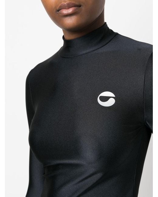 Coperni Black Second Skin Turtleneck
