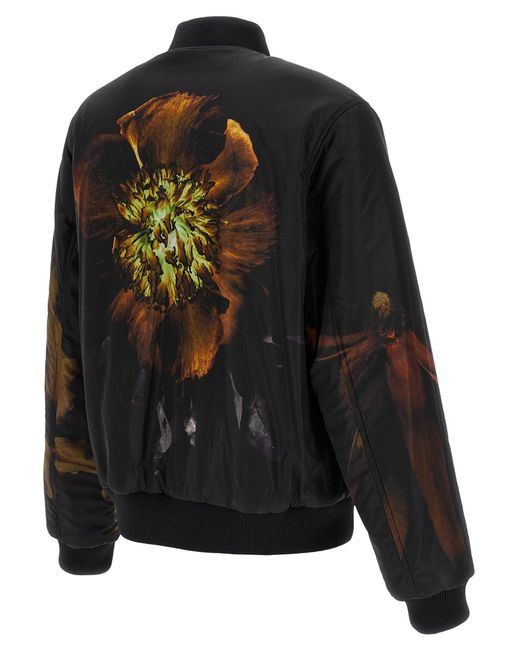 'Volker' chaqueta de bombardero reversible Dries Van Noten de hombre de color Blue