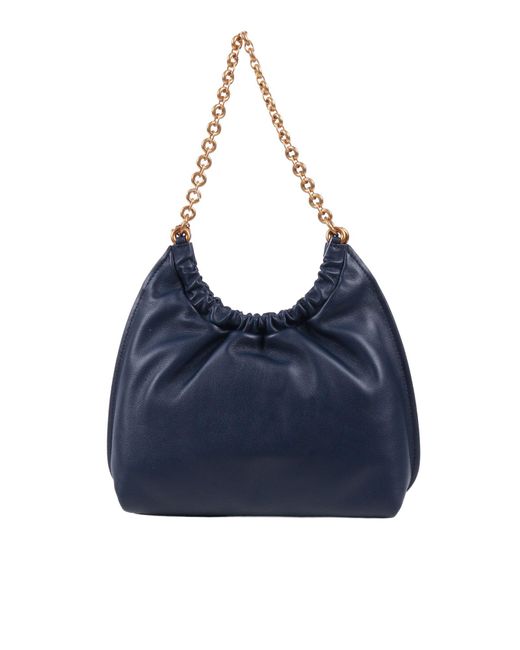 Michael Kors Blue Md Cinch Pouchette