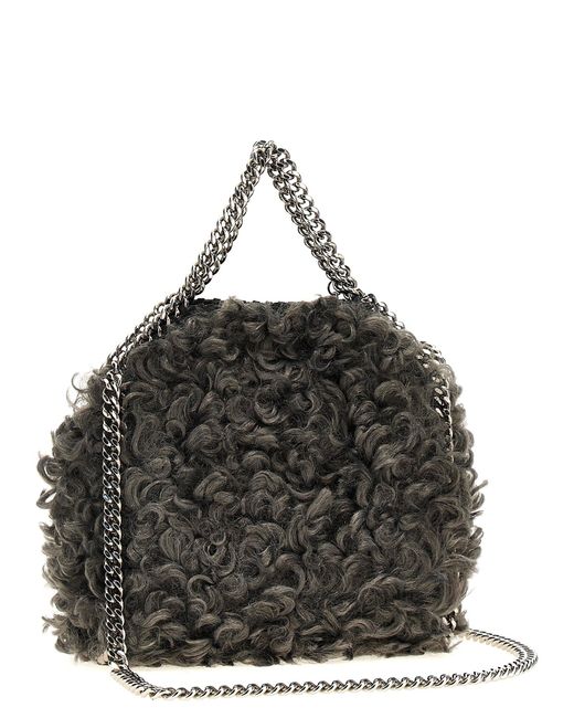 Stella McCartney Black Falabella Tiny Hand Bags