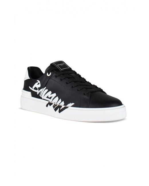 Balmain Black B-Court Sneakers