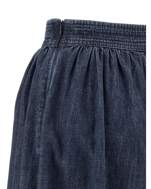 Valentino Garavani Blue Denim Chambray Hosen