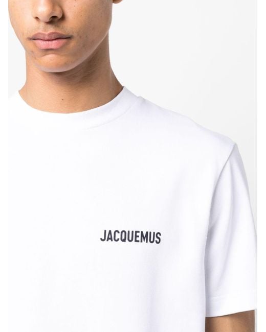 Jacquemus White The Los Angeles Address T-Shirt