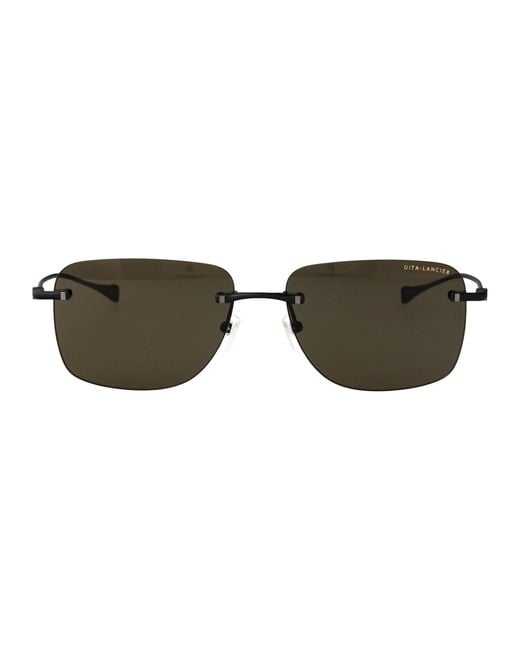 Dita Eyewear Black Squared Sunglasses Dls119 A 04