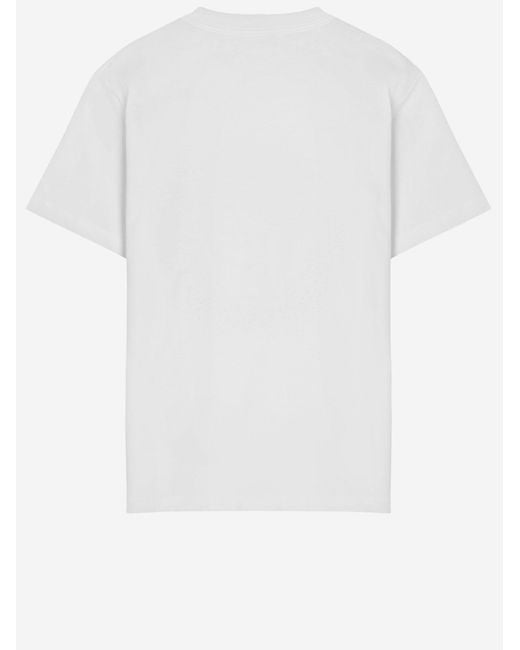 Just Cavalli White Cotton T-Shirt