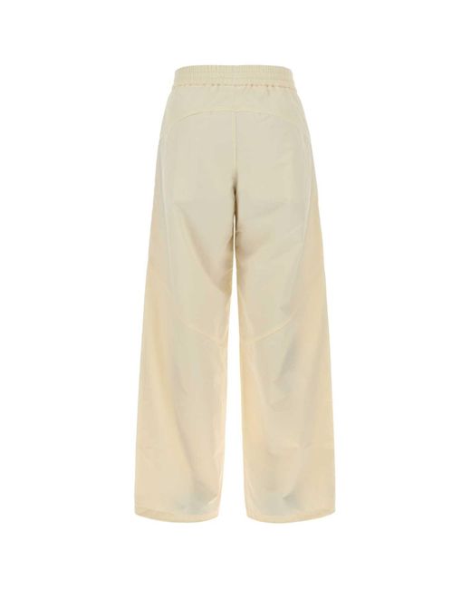 Herno White Ivory Nylon Pant