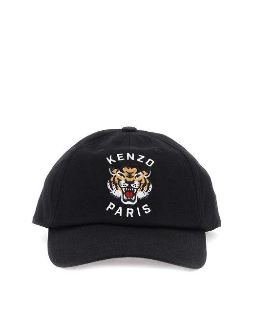 KENZO Lucky Tiger Baseball Cap in het Black voor heren