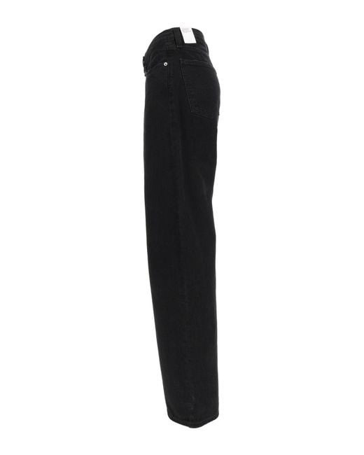 Agolde Black Luna Pieced Jean H/R Crv Taper