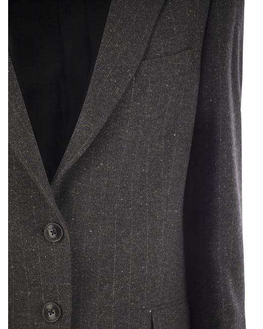 SAULINA Black Antonia Single Breasted Jacket