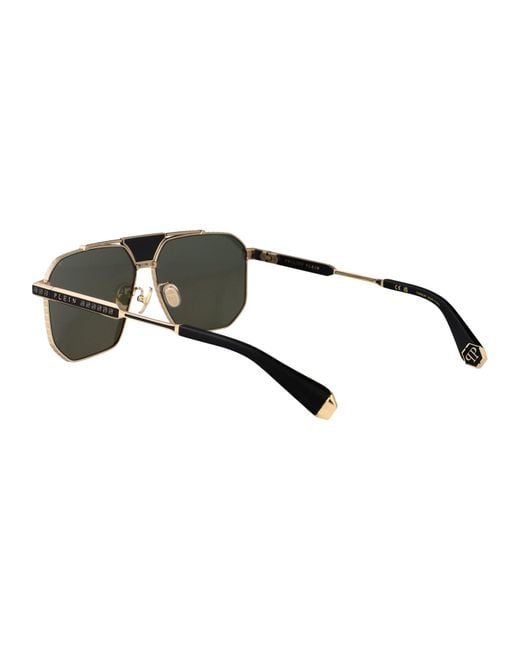 Philipp Plein Green Sunglasses for men