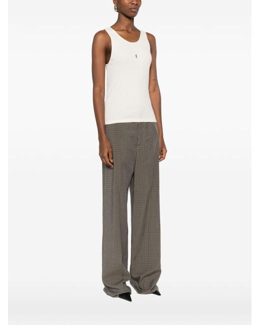 Saint Laurent Natural Tank Top