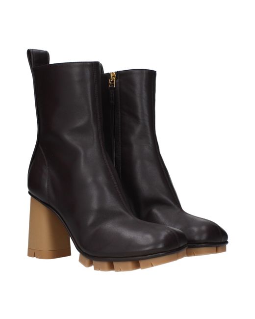 Bottega Veneta Black Shore Ankle Boots