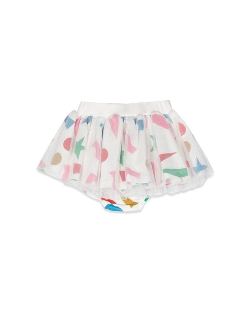 Stella McCartney White Stella Mc Cartney Skirt With Coulottes