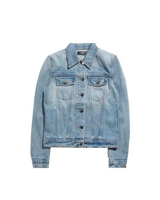 Amiri Denim Jas in het Blue