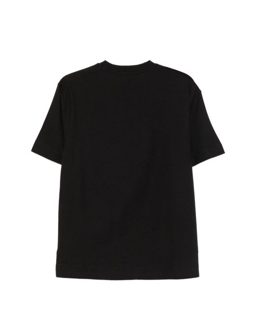 Emporio Armani Black Cotton T Shirt