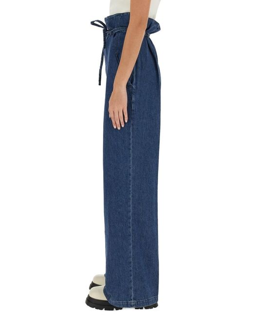 Boyish Blue Palazzo Pants