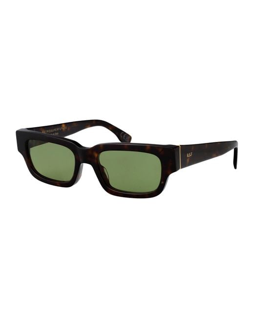 Retrosuperfuture Green Squared Sunglasses Lrv 3627