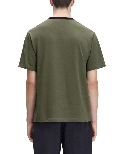 Fred Perry Green T Shirt "Ringer Meyba"
