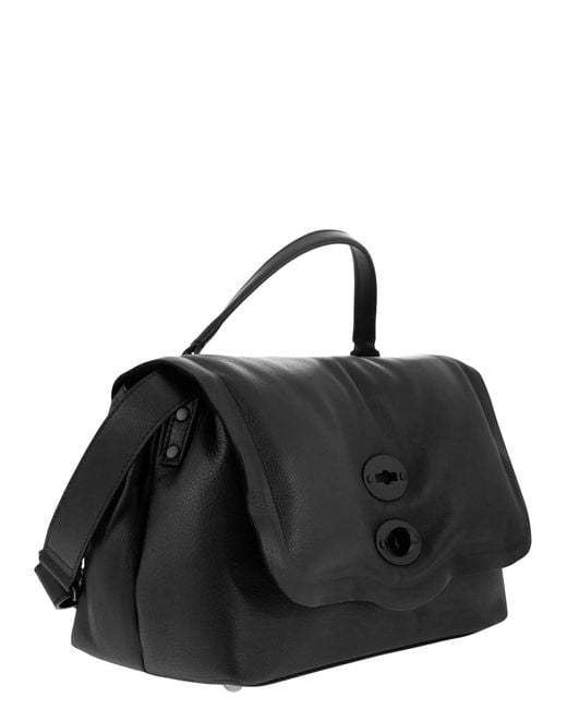 Zanellato Black Postina Pillow S Handbag