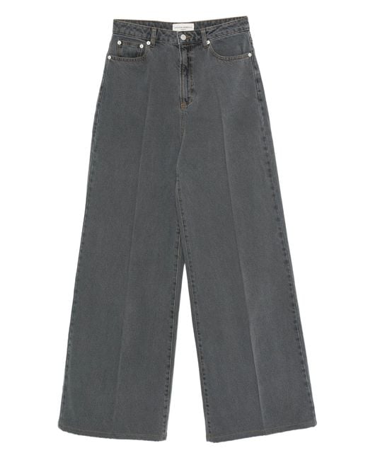 Officine Generale Gray Ginger Washed Denim Cotton Clothing
