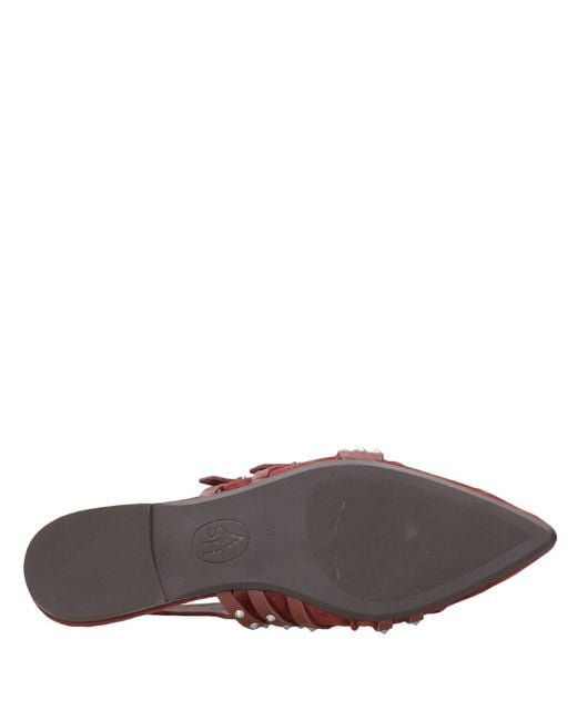 Ash Red Sandals