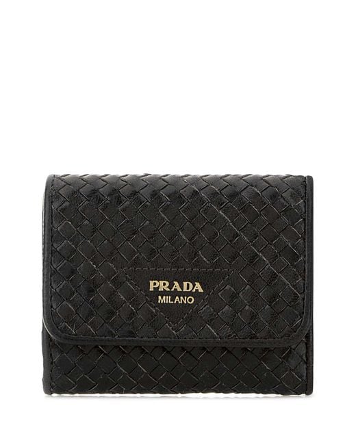 Prada Black Leather Wallet
