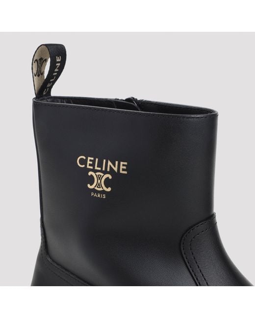 Céline Black Zipped 35 Boots