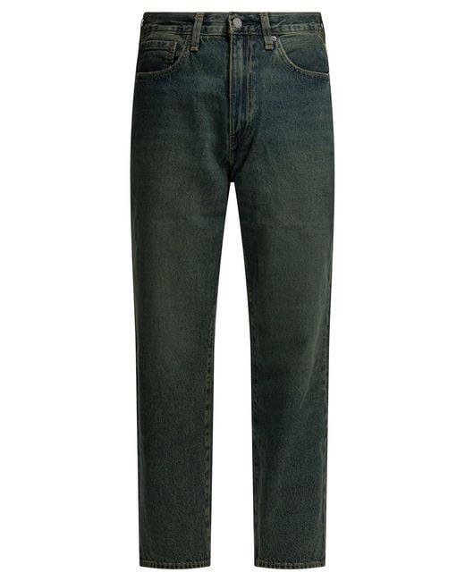 Levi's Green "568 Loose Straight" Jeans for men