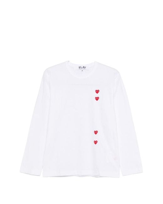 Comme des Garçons White Cotton T Shirt
